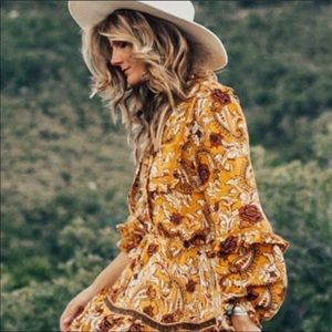 Spell and the Gypsy Etienne Blouse in Sienna